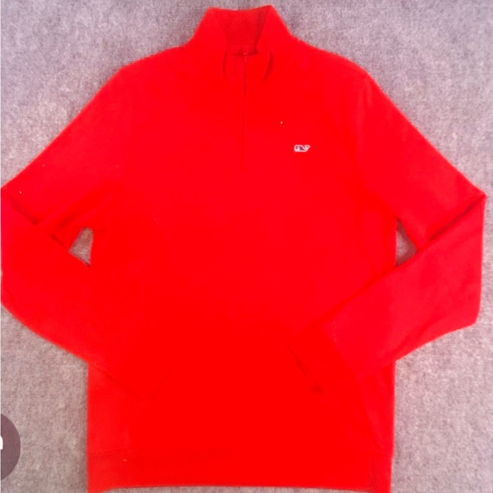 VINEYARD VINES BOYS SALTWATER  1/2 ZIP COTTON TOP